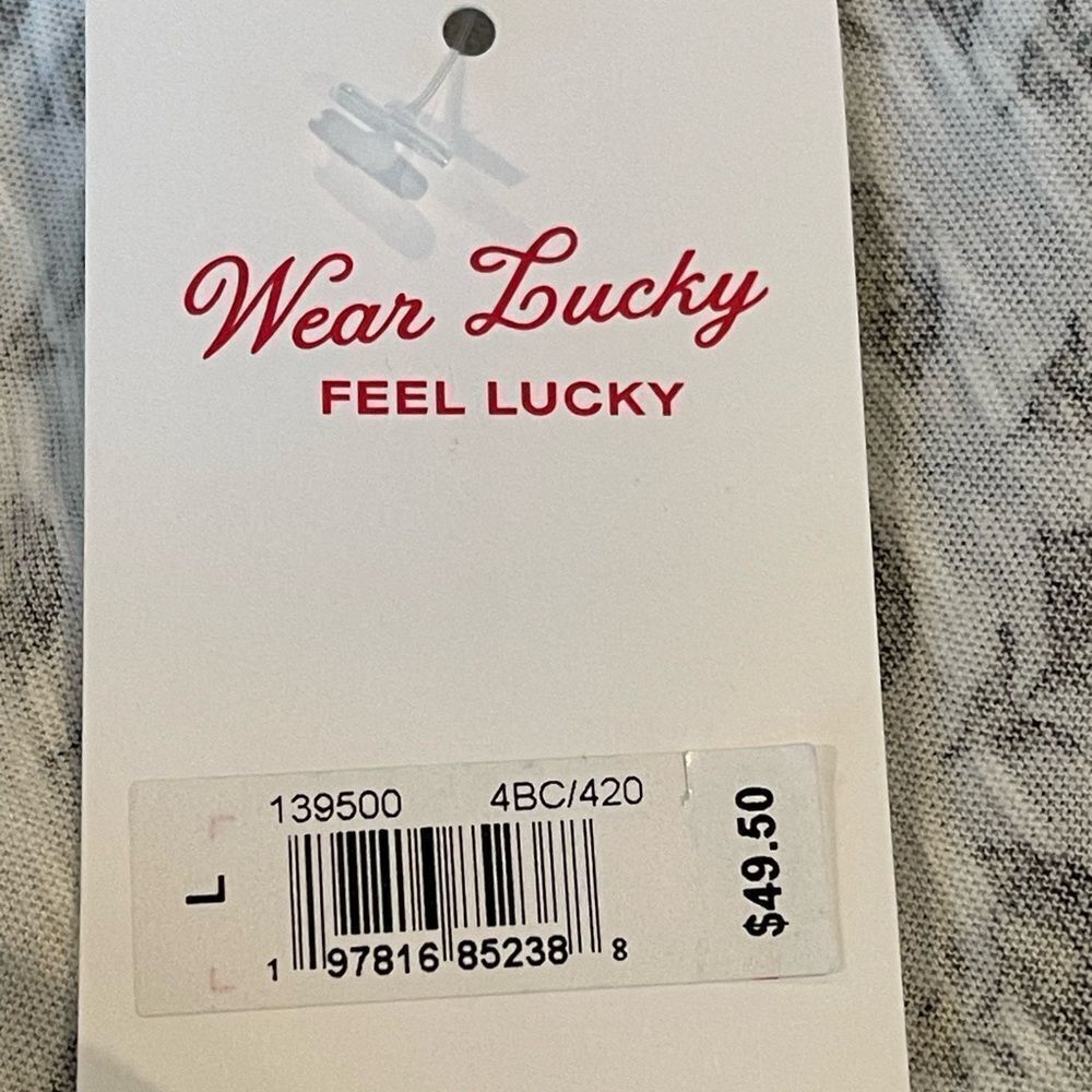 Lucky Brand Cream Patterned V-Neck Tank Top - Picture 11 of 12